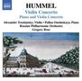 Johann Nepomuk Hummel (1778-1837): Konzert für Klavier,Violine & Orchester op.17, CD