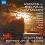 Werke für Männerchor & Orchester, CD