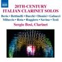 Sergio Bosi - 20th Century Italian Klarinet Solos, CD