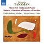 Alexandre Tansman: Kammermusik für Violine & Klavier, CD, CD