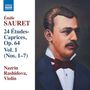 Emile Sauret: 24 Etudes-Caprices op.64 Vol.1, CD, CD