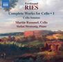Ferdinand Ries (1784-1838): Sämtliche Werke mit Cello Vol.1, CD