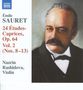 Emile Sauret: 24 Etudes-Caprices op.64 Vol.2, CD