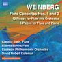 Mieczyslaw Weinberg (1919-1996): Flötenkonzerte Nr.1 & 2 (op.75 & op.148), CD