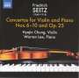Friedrich Seitz (1848-1918): Konzerte für Violine & Klavier Nr.6-10, CD