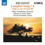 Johannes Brahms (1833-1897): Sämtliche Lieder Vol.4 (Naxos-Edition), CD