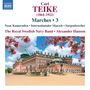 Carl Teike, Marches 3. Werke: Neue Kameraden, Internationaler Marsch, Sorgenbrecher. Barockes Gebäude umrahmt von Blüten., CD