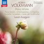Text: Robert Volkmann, Piano Works, Levon Avagyan. Hintergrund: Ungeöffnete Blume und verschwommene, pastellfarbene Töne., CD