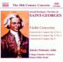 Joseph Bologne Chevalier de Saint-Georges: Violinkonzerte op.5 Nr.1 & 2;op.8, CD
