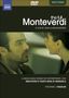 Text: "the full Monteverdi", "A film by John La Bouchardière". Nahaufnahme eines Mannes und einer Frau in Gesprächssituation., DVD