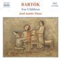 Bela Bartok: Klavierwerke Vol.4 "Für Kinder", CD
