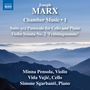 Joseph Marx, Kammermusik 1, Suite und Pastorale für Cello und Klavier. Violin Sonata No. 2 ‘Frühlingssonate’. Ein nebliges Bergpanorama im Hintergrund.