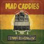 "Mad Caddies, Punk Rocksteady" in Gelb auf roten, gelben, grünen Streifen und eine Lautsprecher-Illustration., CD