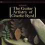 "The Guitar Artistry of Charlie Byrd" steht oben, darunter Blätter und ein Pilz in Erdtönen arrangiert.