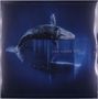 Text: "THE NAKED SOULS." Zwei Wale in Blau schwimmen im Wasser., 2 LPs