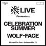 Texte: "Volume 42", "DPC LIVE Presents... CELEBRATION SUMMER WOLF-FACE", "Live at The Fest - Gainesville, FL". Quadratisches Design., LP