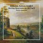 „Johann Anton André, String Quartets op. 15, 1 & 3, Oxalis Quartett.“ Eine malerische Landschaft mit Fluss., CD