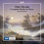 Text: Otto Nicolai, Complete Works for Piano, Christof Keymer. Unten links: WDR Logo. Hintergrund: Malerische Flusslandschaft bei Mondschein., 2 CDs