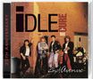 Text: "35th Anniversary", "IDLE CURE", "2nd Avenue". Vier Männer vor einer Backsteinwand mit Motorrädern., CD