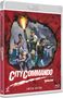 "City Commando", "The Annihilators", "Limited Edition". Illustration: Vier bewaffnete Männer vor Skyline und Flammen., Blu-ray Disc