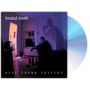 Text: "brutal truth" oben links, "Kill Trend Suicide" unten. Eine Person sitzt mit einer Waffe, Schatten and Wand. CD sichtbar., CD