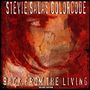"STEVIE SALAS COLORCODE", "BACK FROM THE LIVING", "DELUXE EDITION"; abstraktes, rotes Gesicht, halb verdeckt., 2 LPs