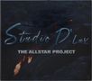 "Studio D'Lux THE ALLSTAR PROJECT" in eleganter, blauer Schrift auf dunklem, strukturiertem Hintergrund., CD