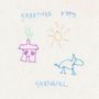 Text: "GREETINGS FROM GARTNAVEL". Eine kindliche Zeichnung zeigt ein Haus, eine Sonne und ein Tier., CD