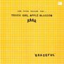 Text: "Ask your dealer for... TOUCH GIRL APPLE BLOSSOM", "GRACEFUL". Hintergrund: Gelbes Karomuster, Krone als Logo., CD