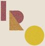 Logo mit den Buchstaben "IRO". Muster aus rot-lila und gelblichen Punkten., Single 7"