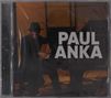 "PAUL ANKA MAKING MEMORIES" in weißer Schrift. Ein Mann mit Hut lächelt und sitzt an einem Klavier., CD