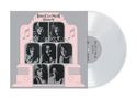 „Three Dog Night, Harmony“ steht oben in stilisierter Schrift. Darunter sind sechs Schwarz-Weiß-Fotos von Bandmitgliedern., LP