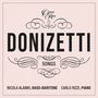 "Donizetti, Songs. Nicola Alaimo, Bass-Baritone. Carlo Rizzi, Piano. Logo von Opera Rara, verziert mit dekorativen Mustern.", CD