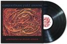 Text: "Carpathian Full Moon", "Serenades in Blood Minor". Illustration von verschlungenen, roten Linien. Vinyl-Schallplatte., LP