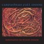 Text: "CARPATHIAN FULL MOON" oben, "SERENADES IN BLOOD MINOR" unten. Illustration aus verschlungenen, roten Linien., CD