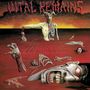 "VITAL REMAINS" in blutroten Buchstaben, "LET US PRAY" im roten Hintergrund. Skelettteile ragen aus blutigem Wasser., CD