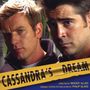 Text: "Cassandra's Dream, Directed by Woody Allen, Original Motion Picture Score by Philip Glass." Zwei Männer schauen ernst., CD