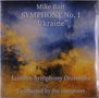 "Mike Batt SYMPHONY No. 1 'Ukraine'. London Symphony Orchestra. Conducted by the composer." Hintergrund: Gelb-Blau.
