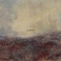 Text in der Mitte: "LORDY". Eine stimmungsvolle Landschaft in Erdtönen, wolkiger Himmel., LP