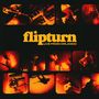 "flipturn LIVE FROM ORLANDO" in gelber Schrift. Mehrere Konzertfotos in warmen Rottönen zeigen Musiker auf der Bühne., 2 LPs