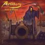„Artillery“ und „Penalty by Perception“. Sensenmann, Kanone, rote Himmel; düstere Atmosphäre., CD