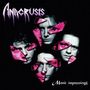 "Anacrusis" und "Manic impressions". Vier männliche Gesichter, teils rosa überlagert, schauen ernst., CD