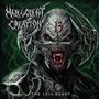 „The 13th Beast“ und „Malevolent Creation“ in scharfer Schrift. Gruselige Kreatur mit roten Augen und geöffnetem Mund., LP