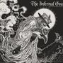 "The Infernal Sea" und "The Great Mortality". Eine düstere Illustration: Figur mit Pestdoktor-Maske, Hut und Stab., 2 LPs