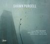 "SHWAN PURCELL OBLIVION" mit Musiker-Namen. Illustration mit Laternenpfahl, fliegende Vögel und einem unscharfen Gebäude., CD
