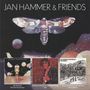 Oben steht „JAN HAMMER & FRIENDS“. Darunter drei Alben: „The First Seven Days“, „Live“, „Like Children“. Ein Schmetterling im Hintergrund., 3 CDs