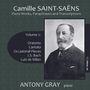 Camille Saint-Saens: Klavierwerke, Paraphrasen & Transkriptionen Vol.2 - Oratorio, Cantata, Occasional Pieces, J. S. Bach, Luis de Milan, 2 CDs