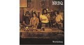 Oben steht "NRBQ", unten "Workshop". Vier Personen stehen in einer Werkstatt mit Werkzeugen auf einem Tisch., CD