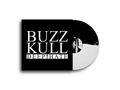 "BUZZ KULL DEEP HATE" in weißer Schrift auf schwarzem Hintergrund, daneben eine schwarze Vinyl-Schallplatte., Single 12"