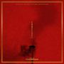 Text: "Original Motion Picture Soundtrack", "CONCLAVE", "Music by Volker Bertelmann". Roter Hintergrund, schwarzer Rauch., CD